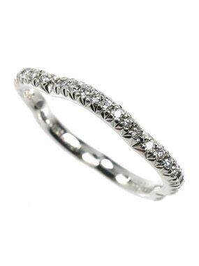 Chanel 18k White Gold Camellia Diamond Ring 48